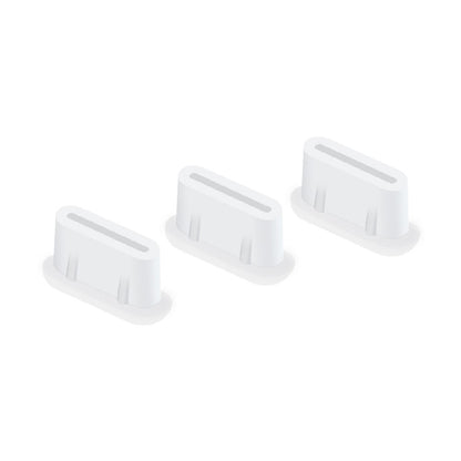 EWB9372 3Pcs Dust Plug for DJI Mini 3 Pro Drone Remote Controller Interface Silicone Waterproof Type-C Port Plugs