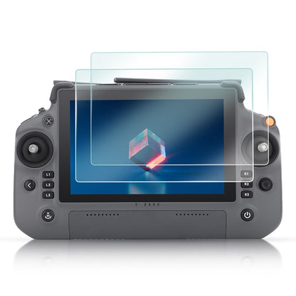 SUNNYLIFE BHM571 2PCS For DJI RC Plus HD Clear Tempered Glass Protector RC Remote Operation Screen Film