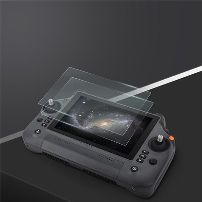 SUNNYLIFE BHM571 2PCS For DJI RC Plus HD Clear Tempered Glass Protector RC Remote Operation Screen Film