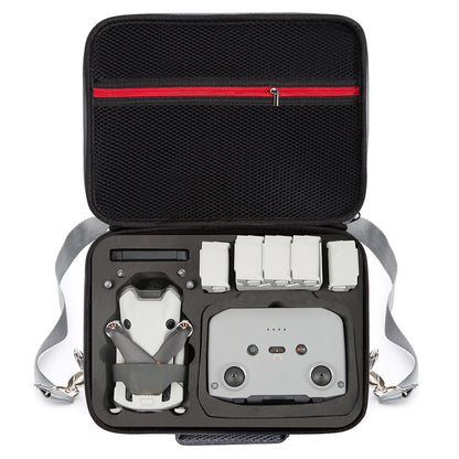 For DJI Mini 4 Pro Shockproof EVA+Cloth Handbag Carrying Case RC Drone Accessories Storage Bag with Shoulder Strap