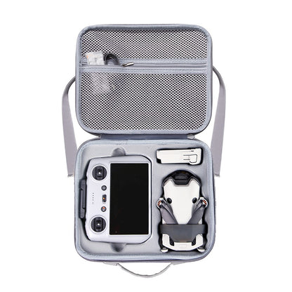 For DJI Mini 4 Pro Drone RC / RC2 Controller EVA Shockproof Carrying Case Crossbody Bag