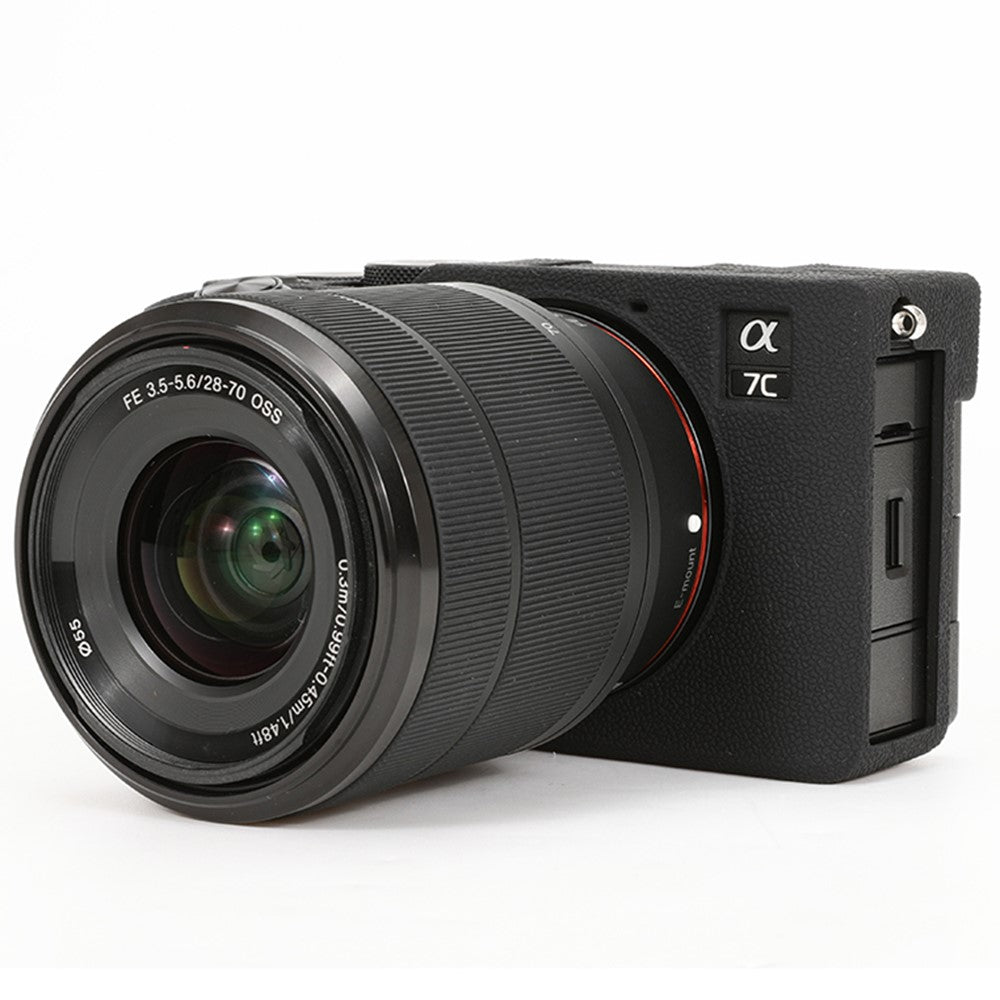 For Sony A7C II / A7CR Textured Case Anti-Scratch Silicone Cover Camera Sleeve