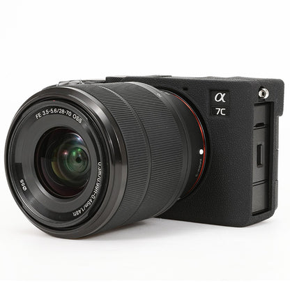 For Sony A7C II / A7CR Textured Case Anti-Scratch Silicone Cover Camera Sleeve