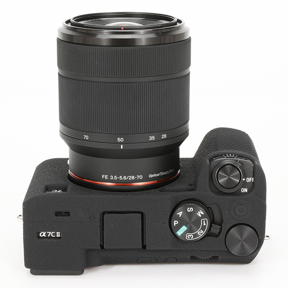 For Sony A7C II / A7CR Textured Case Anti-Scratch Silicone Cover Camera Sleeve