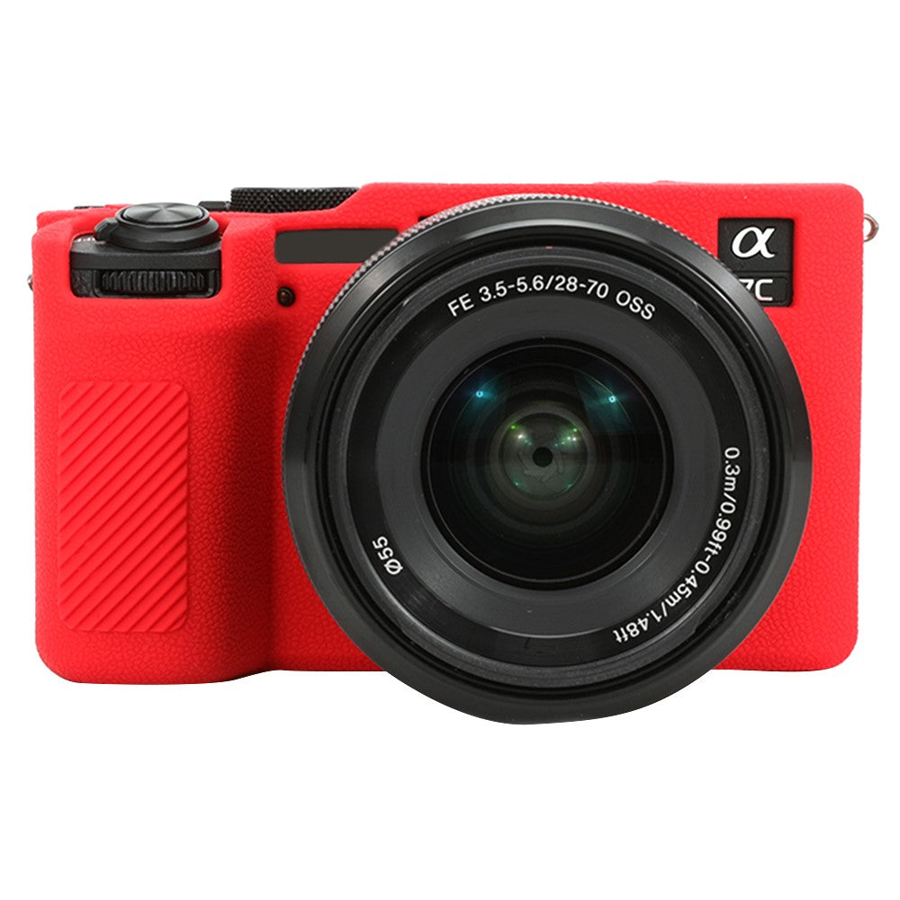For Sony A7C II / A7CR Textured Case Anti-Scratch Silicone Cover Camera Sleeve