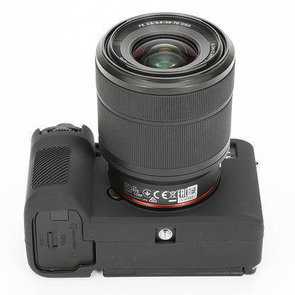 For Sony A7C II / A7CR Anti-Drop Camera Cover Glossy Silicone Protective Case