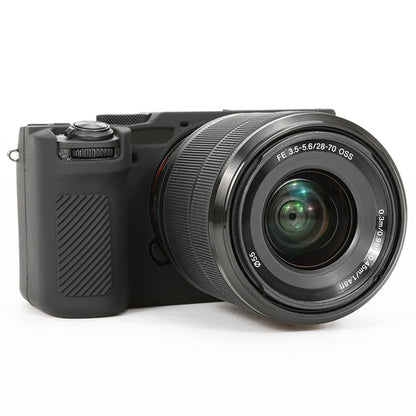 For Sony A7C II / A7CR Anti-Drop Camera Cover Glossy Silicone Protective Case