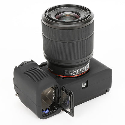 For Sony A7C II / A7CR Anti-Drop Camera Cover Glossy Silicone Protective Case