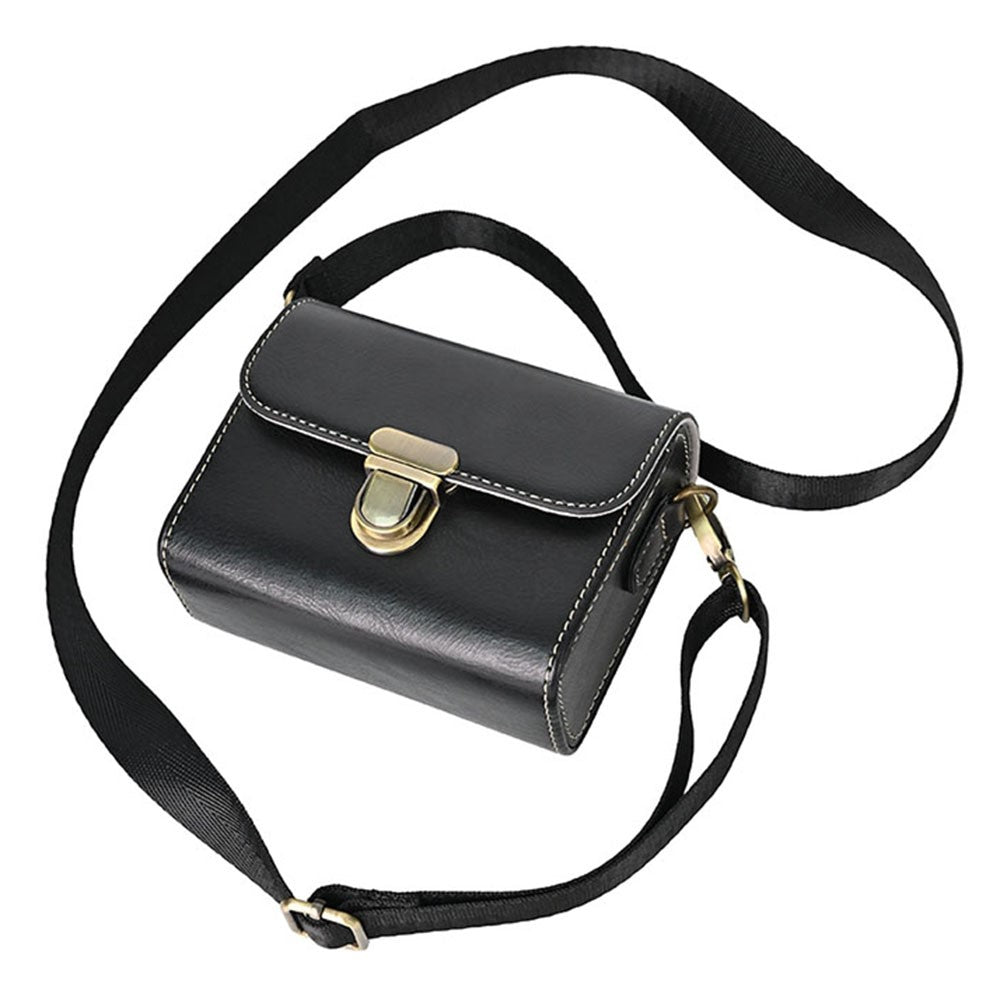 Carrying Case for Canon / Ricoh / Sony Camera Universal PU Leather Shoulder Bag