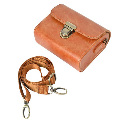 Carrying Case for Canon / Ricoh / Sony Camera Universal PU Leather Shoulder Bag