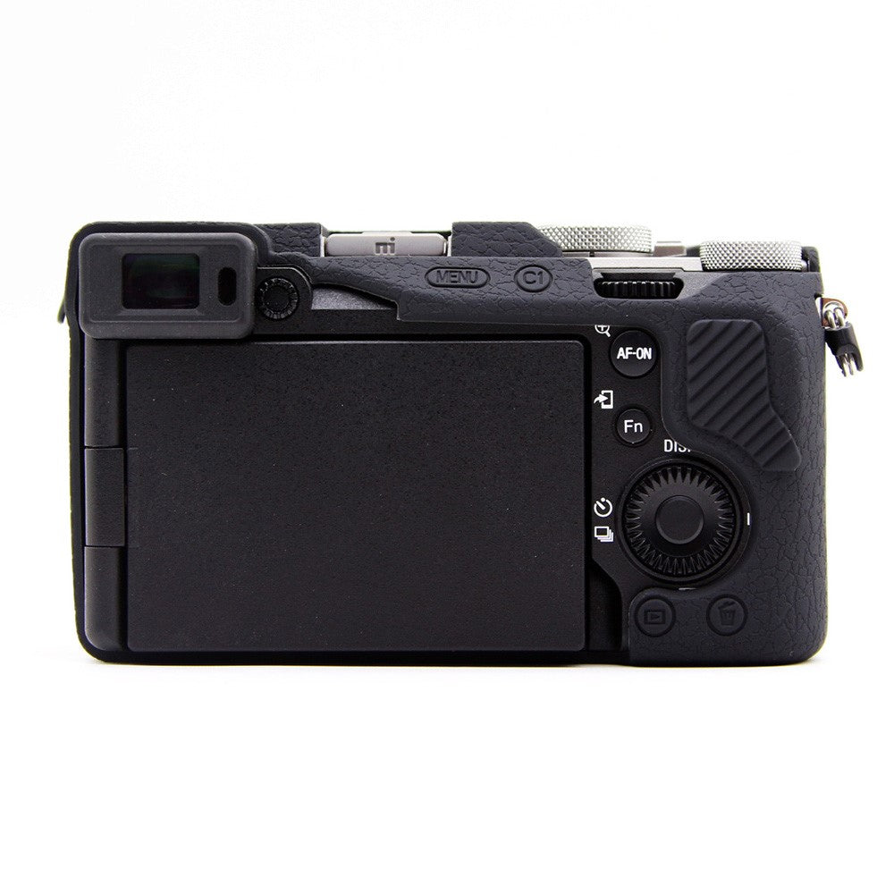 For Sony A7CR / A7C II Litchi Texture Silicone Protective Case Anti-Collision Camera Cover