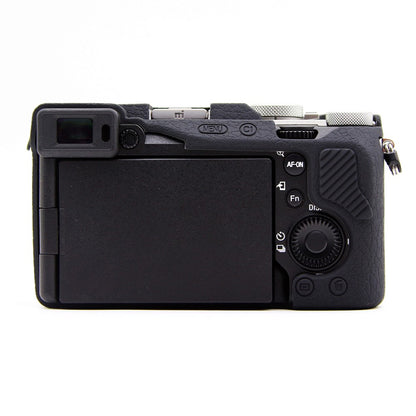 For Sony A7CR / A7C II Litchi Texture Silicone Protective Case Anti-Collision Camera Cover