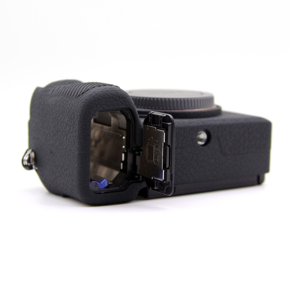 For Sony A7CR / A7C II Litchi Texture Silicone Protective Case Anti-Collision Camera Cover