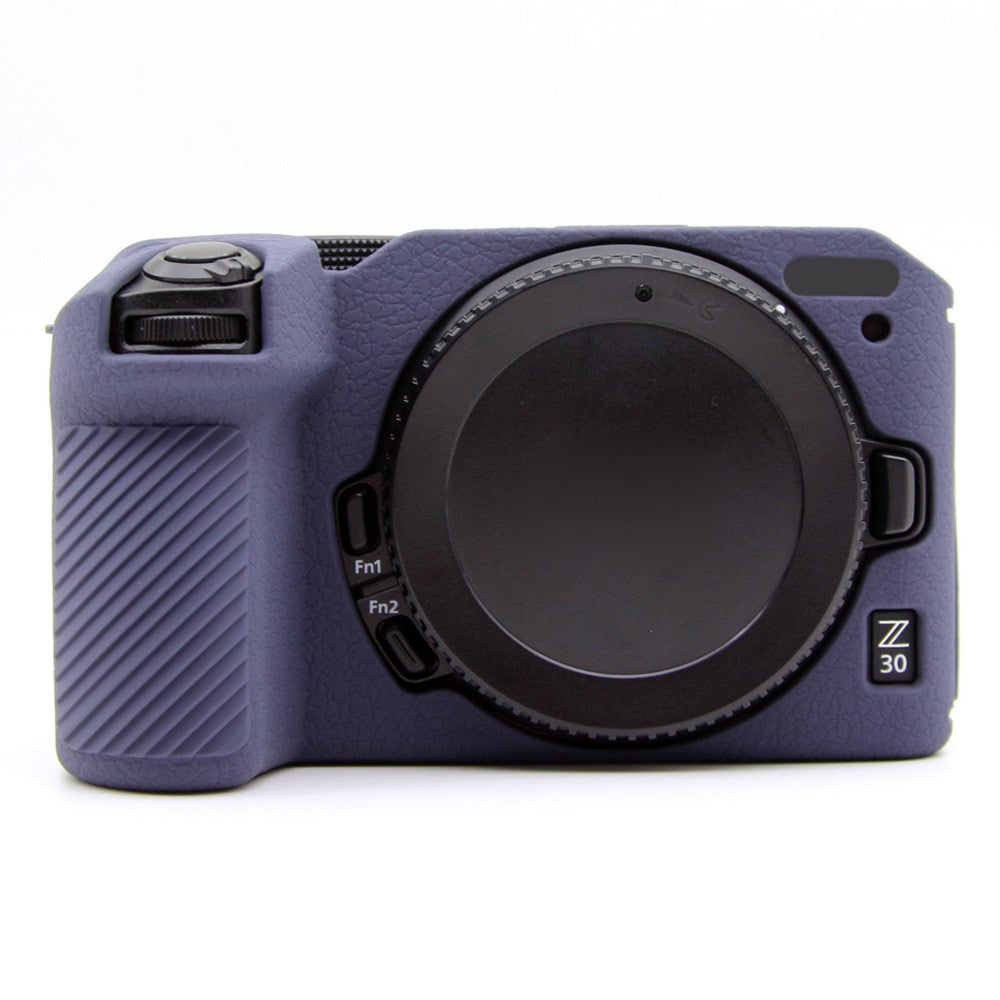 For Nikon Z 30 Litchi Texture Silicone Protective Case Anti-Collision Camera Cover