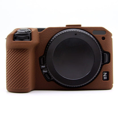 For Nikon Z 30 Litchi Texture Silicone Protective Case Anti-Collision Camera Cover