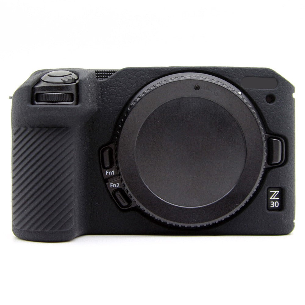 For Nikon Z 30 Litchi Texture Silicone Protective Case Anti-Collision Camera Cover