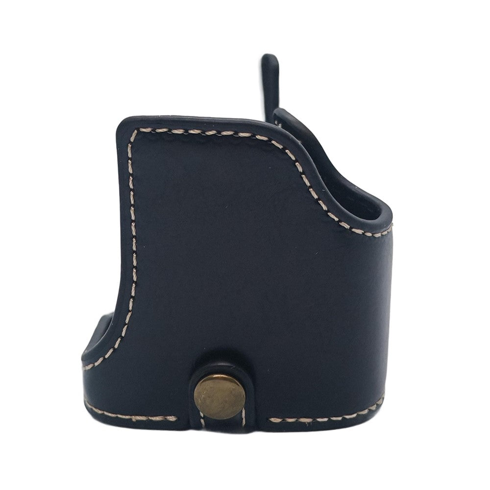 For Sony A7C II PU Leather Camera Bottom Cover Half Body Case with Screw