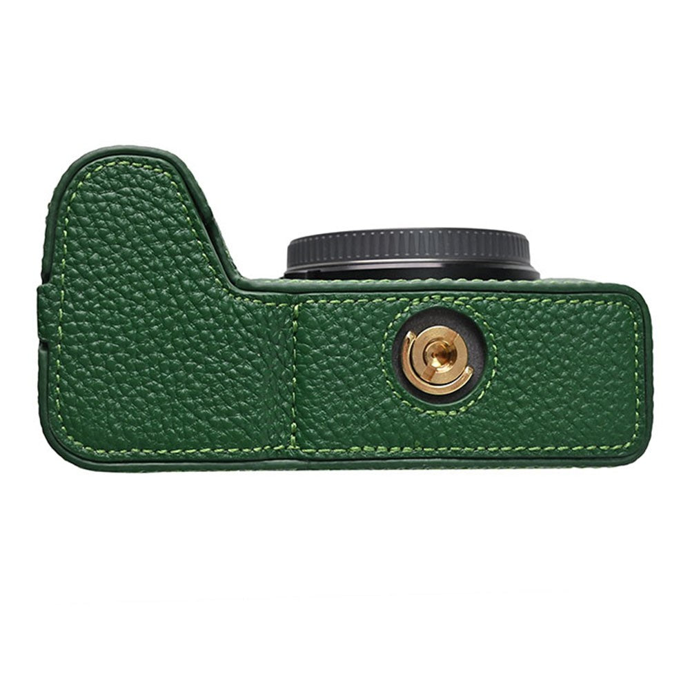 For Sony A6700 Camera Bottom Cover Case Large Opening Design Genuine Cow Leather Protector