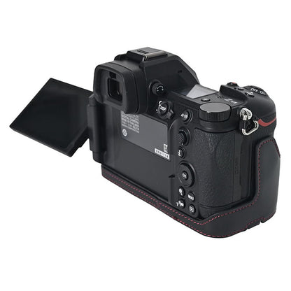 For Nikon Z6 III Camera Case Large Cutout PU Leather Protective Cover