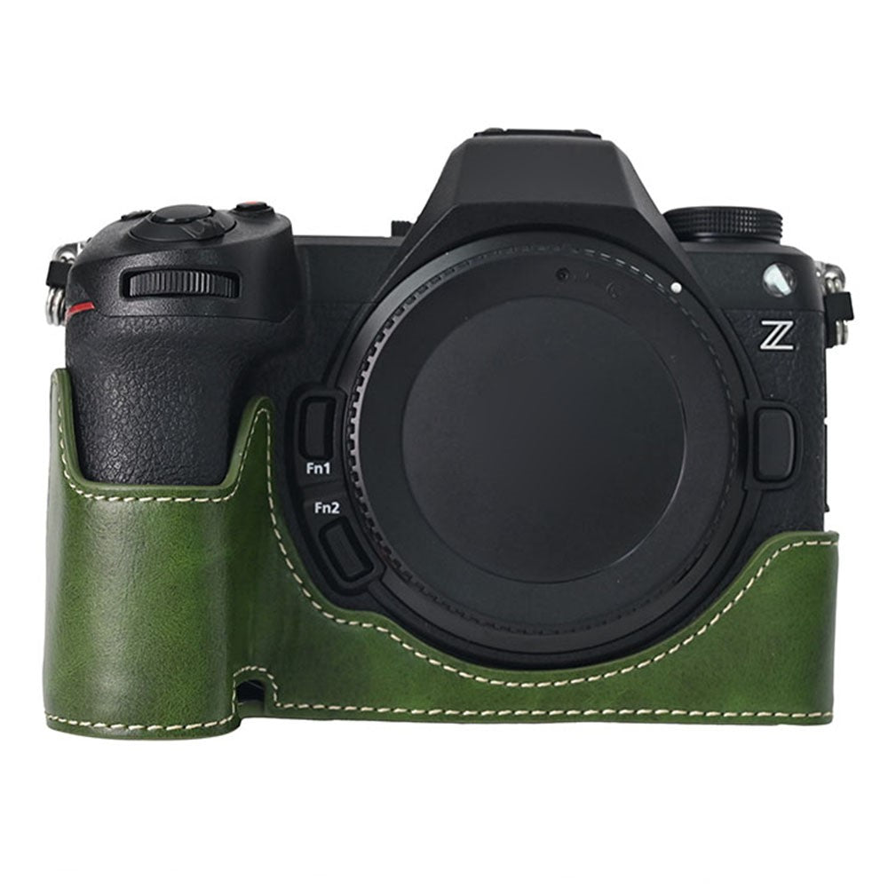 For Nikon Z6 III Camera Case Large Cutout PU Leather Protective Cover