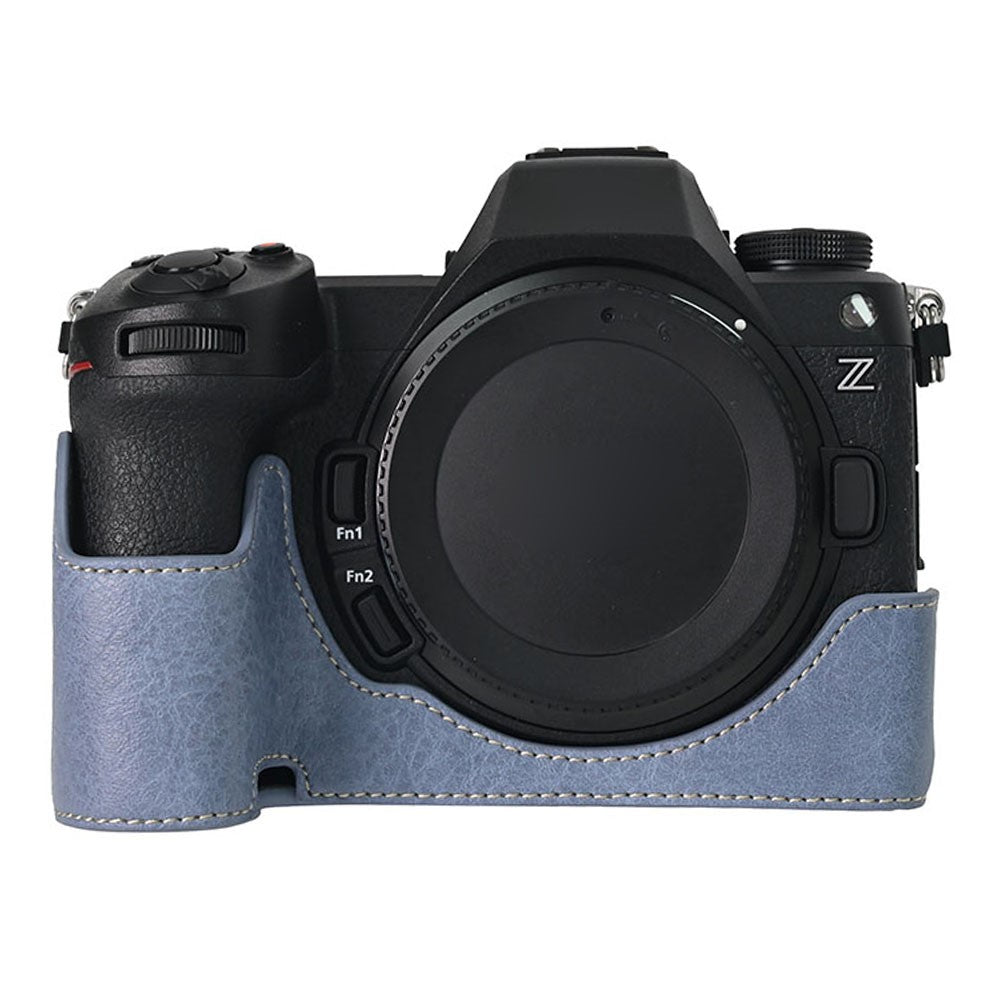 For Nikon Z6 III Camera Case Large Cutout Litchi Texture PU Leather Protective Cover