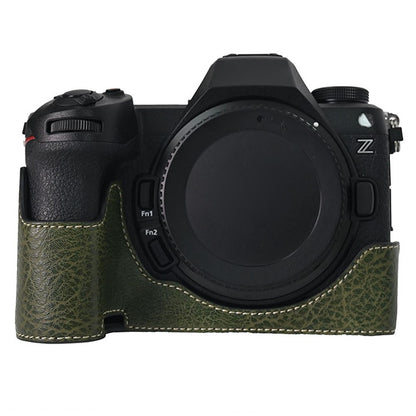 For Nikon Z6 III Camera Case Large Cutout Litchi Texture PU Leather Protective Cover