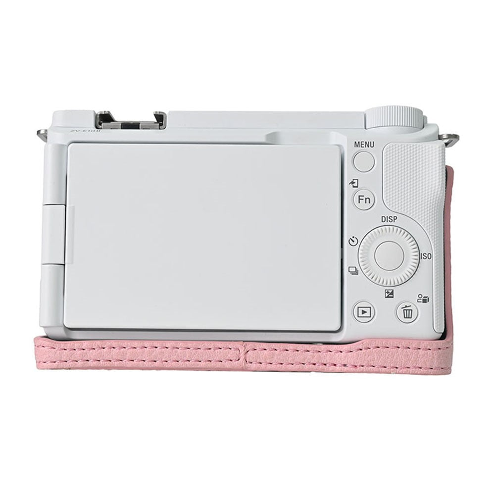 For Sony Alpha ZV-E10 II Camera Case Large Cutout Litchi Texture PU Leather Protective Cover
