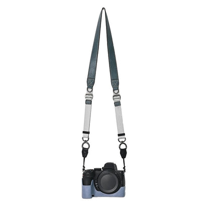 For Nikon Z 5 / Z 6 II / Z 7 II Camera Case with Shoulder Strap Large Cutout Litchi Texture PU Protective Cover