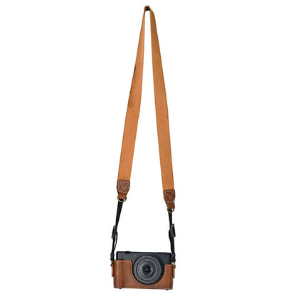 For Sony ZV-1F Protective Cover Litchi Textured PU Leather Camera Case with Shoulder Strap