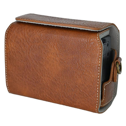 For Sony ZV-1F Protective Cover Litchi Textured PU Leather Camera Case with Shoulder Strap