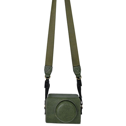 For Sony ZV-1F Protective Cover Litchi Textured PU Leather Camera Case with Shoulder Strap