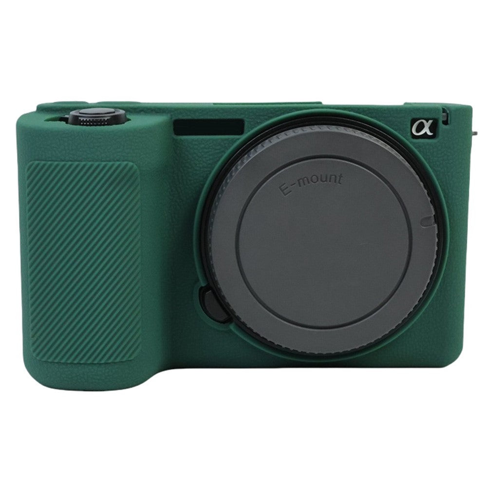 For Sony Alpha ZV-E10 II Camera Silicone Case Anti-Slip Glossy Surface Protective Cover