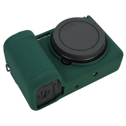 For Sony Alpha ZV-E10 II Camera Silicone Case Anti-Slip Glossy Surface Protective Cover
