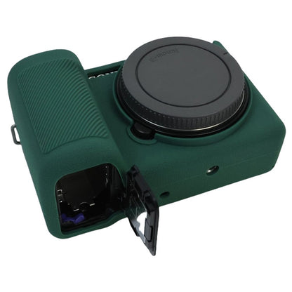 For Sony Alpha ZV-E10 II Camera Silicone Case Anti-Slip Glossy Surface Protective Cover