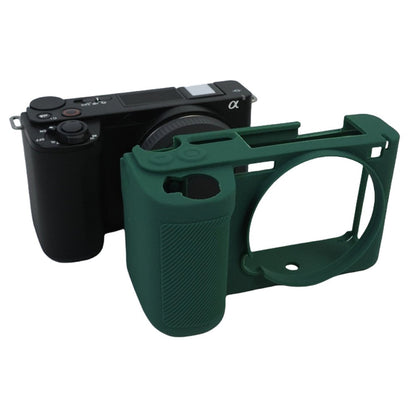For Sony Alpha ZV-E10 II Camera Silicone Case Anti-Slip Glossy Surface Protective Cover