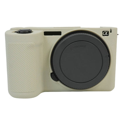 For Sony Alpha ZV-E10 II Camera Silicone Case Anti-Slip Glossy Surface Protective Cover