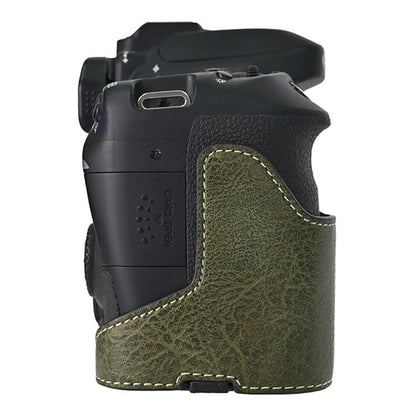 Camera Case For Canon EOS 90D / 80D / 70D / 60D Large Cutout Litchi Texture PU Leather Protective Cover