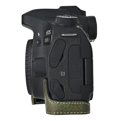 Camera Case For Canon EOS 90D / 80D / 70D / 60D Large Cutout Litchi Texture PU Leather Protective Cover