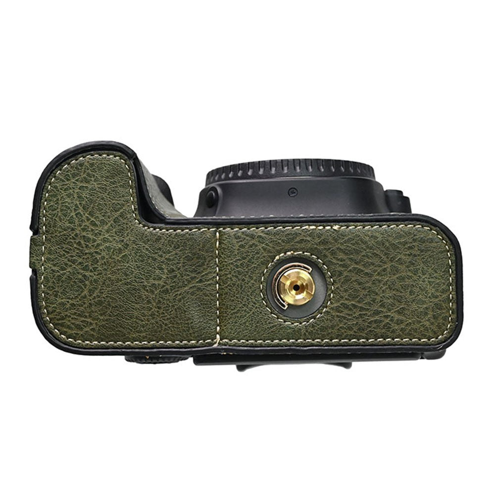 Camera Case For Canon EOS 90D / 80D / 70D / 60D Large Cutout Litchi Texture PU Leather Protective Cover