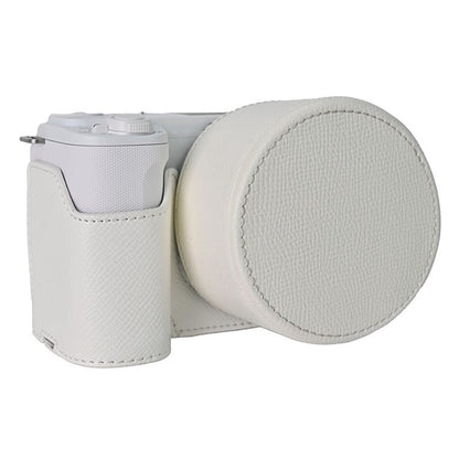 For Sony ZV-E10 II Camera Case Detachable Battery Palm Lines Textured Camera Base with Lens Cap