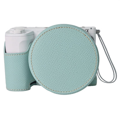 For Sony ZV-E10 II Camera Case Detachable Battery Palm Lines Textured Camera Base with Lens Cap