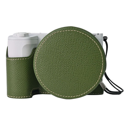 For Sony ZV-E10 II Camera Case Detachable Battery Palm Lines Textured Camera Base with Lens Cap