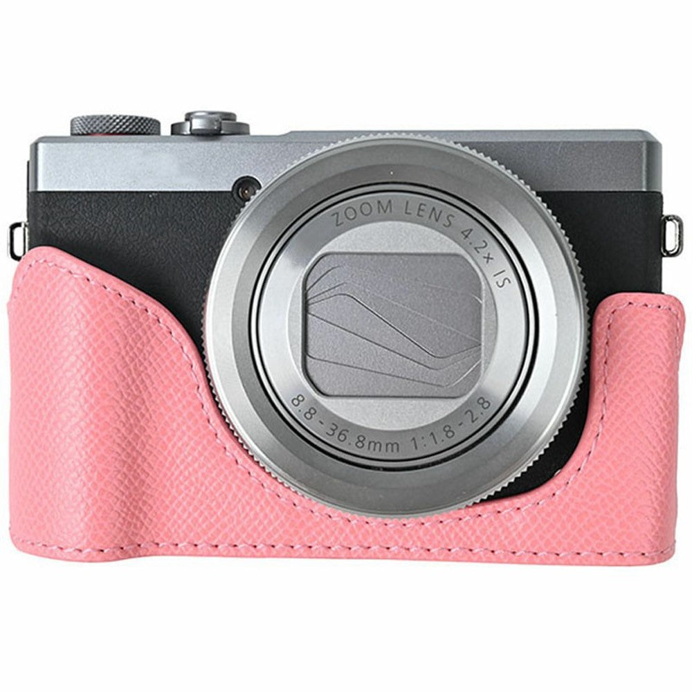 For Canon PowerShot G7 X Mark III / G7 X Mark II Camera Case PU Leather Protective Cover