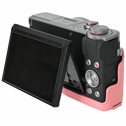 For Canon PowerShot G7 X Mark III / G7 X Mark II Camera Case PU Leather Protective Cover