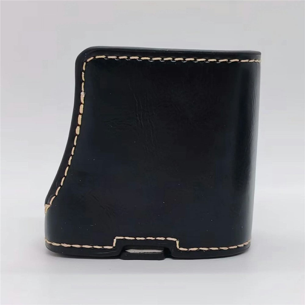 For Sony ZV-E10 II Camera Base Cover Vintage Style PU Leather Half Case with Battery Opening
