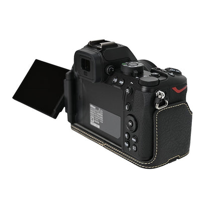 For Nikon Z 50 II Camera Case Large Cutout Litchi Texture PU Leather Protective Cover