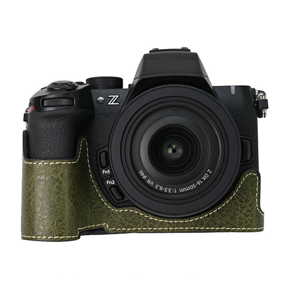 For Nikon Z 50 II Camera Case Large Cutout Litchi Texture PU Leather Protective Cover