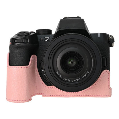 For Nikon Z 50 II Camera Case Large Cutout Litchi Texture PU Leather Protective Cover