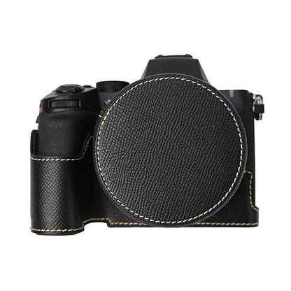 For Nikon Z 50 II Camera Case PU Leather Protective Cover with Lens Cap