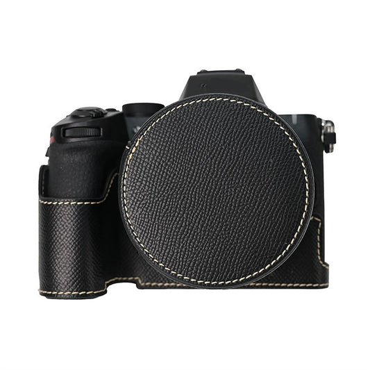 For Nikon Z 50 II Camera Case PU Leather Protective Cover with Lens Cap